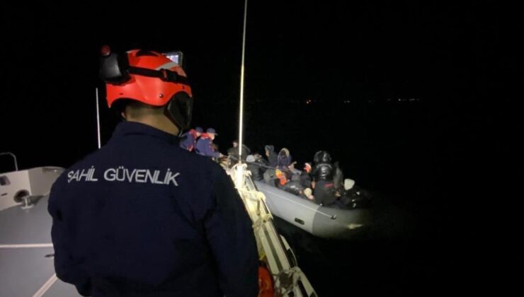 İzmir açıklarında 21 düzensiz göçmen kurtarıldı