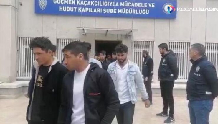 Ankara, Kocaeli ve Çankırı’da, 100 kaçak göçmen ve 3 aracı yakalandı