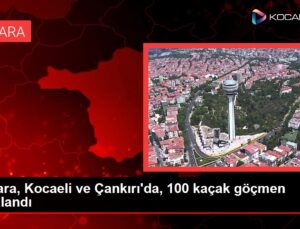 Ankara, Kocaeli ve Çankırı’da, 100 kaçak göçmen yakalandı