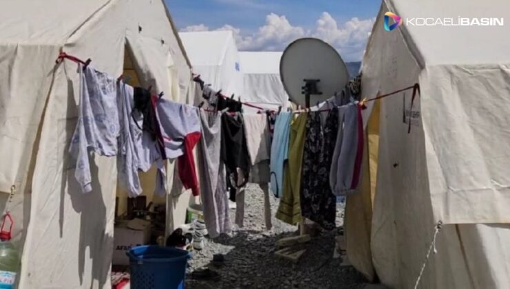 Çadırkentlerde yaşayan depremzedeler güvenlik korkusu yaşıyor