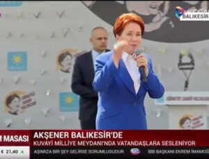 CANLI YAYIN Akşener: Bir oyunuz Kemal’e, bir oyunuz Meral’e