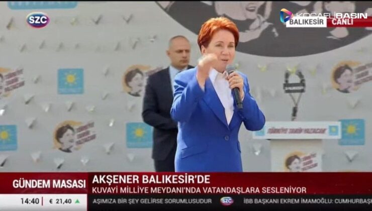 CANLI YAYIN Akşener: Bir oyunuz Kemal’e, bir oyunuz Meral’e