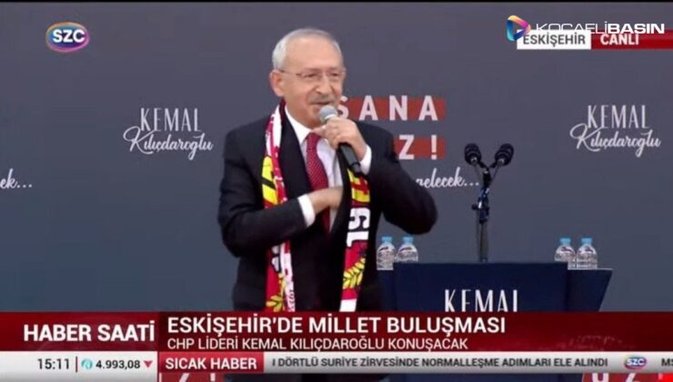 CANLI YAYIN: Kılıçdaroğlu, Eskişehir’de halka sesleniyor