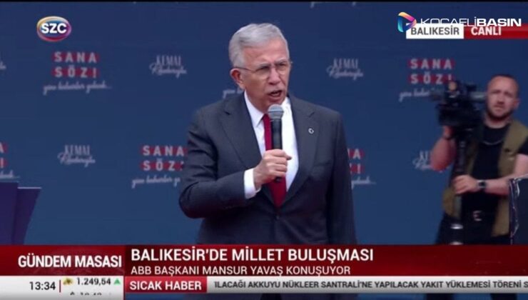 CANLI YAYIN Millet İttifakı, Balıkesir’de