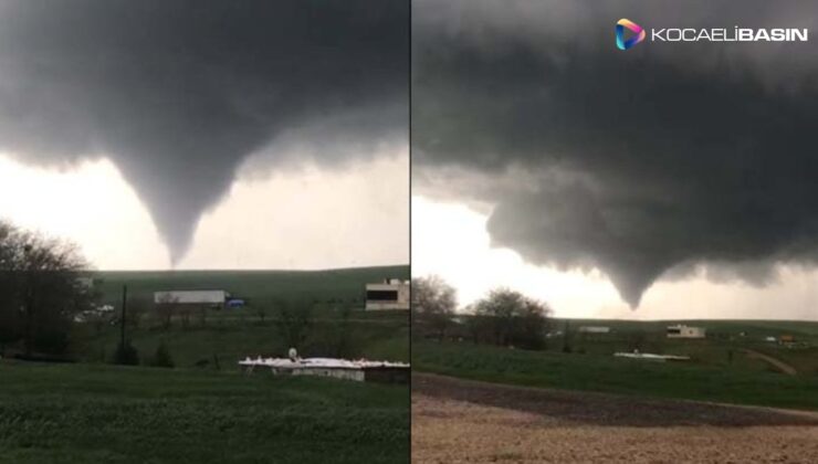 Diyarbakır’da oluşan hortum kamerada