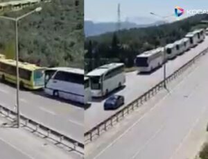 Erdoğan mitingine resmi plakalı otobüsler ile taşıdılar