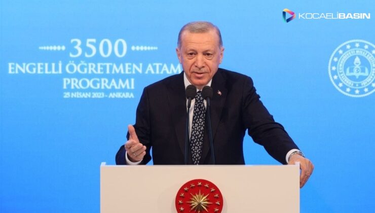 Erdoğan’dan engelli öğretmene skandal sözler