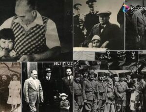 Fotoğraflarla Atatürk’ün çocuk sevgisi