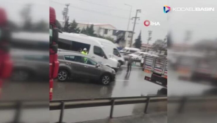 Gebze’de zincirleme kaza, yaralılar var