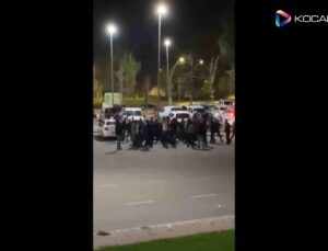 Kocaeli’de iki grubun kavgasında yumruklar havada uçuştu