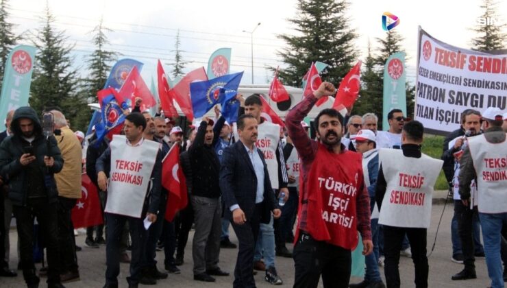 son dakika… İşten çıkarılan fabrika işçileri eylemde