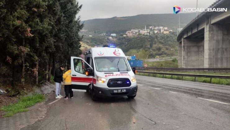 Takla atan otomobilden burnu bile kanamadan çıktı