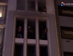 Taksim’de otelde yangın paniği: Böyle kurtarıldılar
