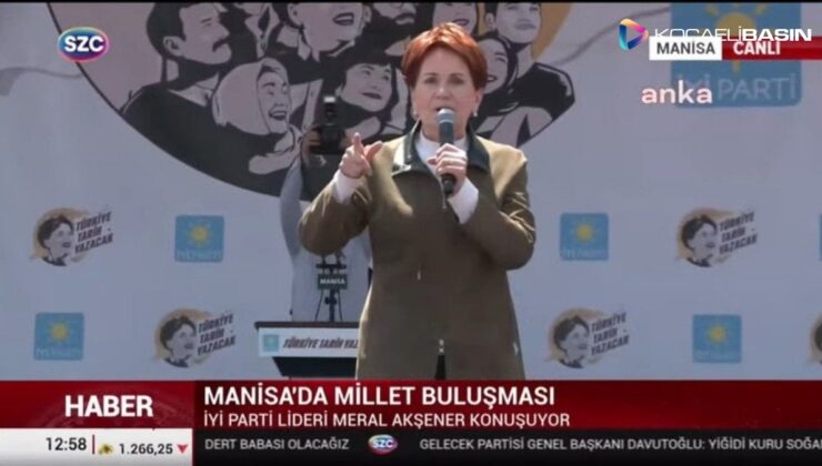 Akşener: Birilerinin sinirlerini laçka ettik, ilaç kullanıyorlar