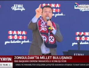 Ekrem İmamoğlu Zonguldak’ta konuşuyor
