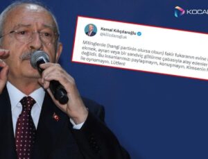 Kılıçdaroğlu uyardı: Onlarla alay edenler bizden değildir