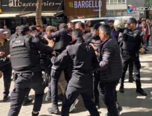 Polisten Sosyalist aday Güneş Gümüş’e müdahale