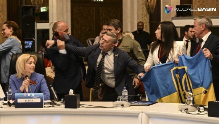Rus ve Ukraynalı yetkililer, Ankara’da yumruk yumruğa birbirine girdi