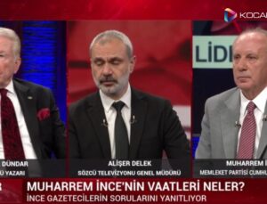 Uğur Dündar’ın Muharrem İnce’ye sözleri sosyal medyada gündem oldu