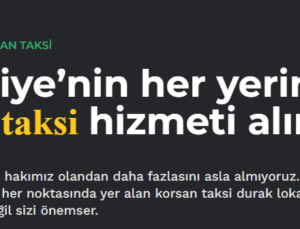 Korsan Taksi Kullananlar