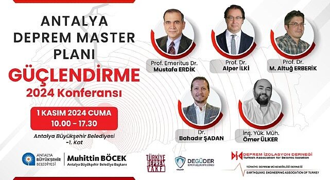 Antalya Büyükşehir Belediyesi’nin Deprem Master Plan çalışmaları sürüyor