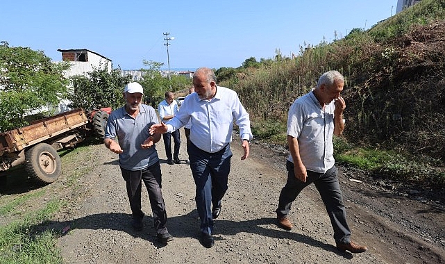 Başkan İbrahim Sandıkçı’dan Sahada Takip