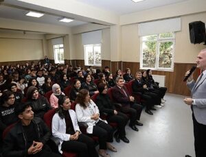 Başkan Taban Naire Çikayeva Anadolu Lisesi Öğrencileriyle Buluştu