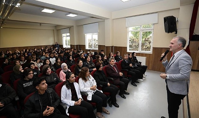 Başkan Taban Naire Çikayeva Anadolu Lisesi Öğrencileriyle Buluştu