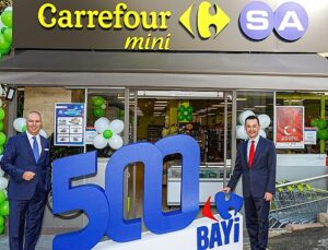 CarrefourSA 500 Bayiye Ulaştı