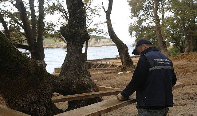 Kandıra Belediyesi Seyrekte Karavan Parkı ve Çadır Alanı Çalışmaları başladı