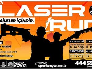 Konya Büyükşehir’den Aileler İçin ‘Laser Run’ Yarışması