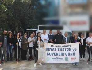 Manisa’da Beyaz Bastonla Farkındalık Yürüyüşü