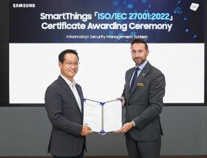 Samsung Electronics’in SmartThings platformu ISO 27001 sertifikası aldı