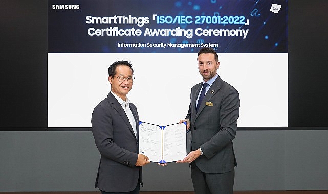 Samsung Electronics’in SmartThings platformu ISO 27001 sertifikası aldı