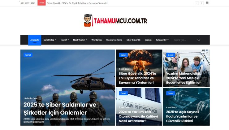 En İyi Kişisel Blog Sitesi’ni Ziyaret Ettiniz mi? Tahamumcu.com.tr Sizi Bekliyor!