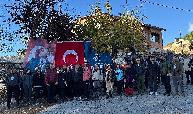 Aydın Büyükşehir Belediyesi’nin doğa yürüyüşleri devam ediyor