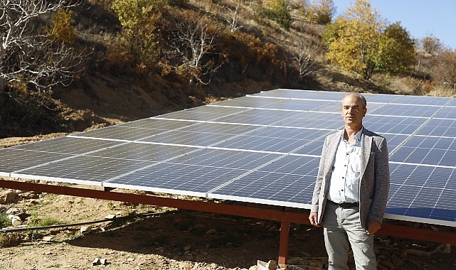 Başkan Çerçioğlu’nun projesi ile kırsal mahallede bulunan sondaj kuyusuna çevre dostu enerji sağlanacak