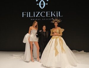 Filiz Çekil, İzmir IF Wedding Fashion’daki Açılış Defilesiyle Büyüledi