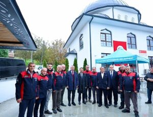 Karamürsel Çamçukur Camii’ne Büyükşehir eli