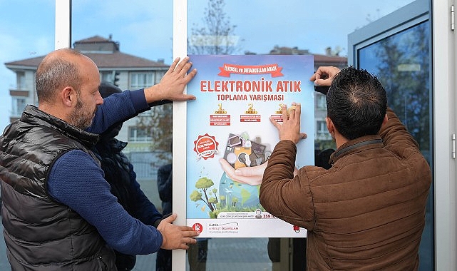 Keçiören’de Elektronik Atık Toplama Yarışması Başladı