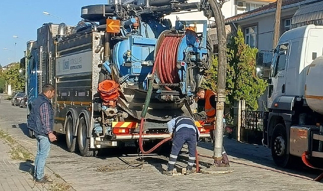 Lüleburgaz’ın kanalizasyon hatlarında temizlik