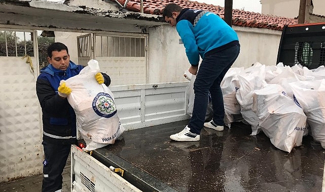 Muğla Büyükşehir Belediyesi Mezarlıkları Temizliyor, Odunlar İhtiyaç Sahiplerine Yakacak Oluyor