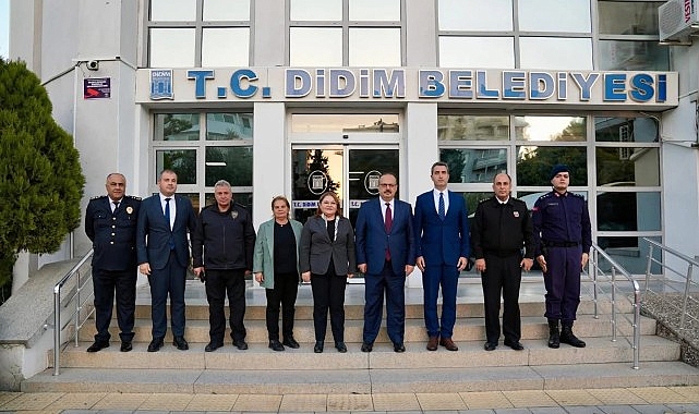 Muhtarlar İstişare Toplantısı için Didim’e gelen Aydın Valisi Yakup Canbolat, Didim Belediye Başkanı Hatice Gençay’ı ziyaret etti.