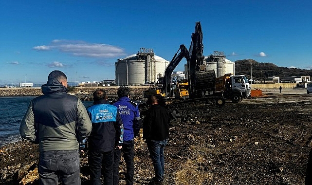 Tehlikeli atıkların kazı ve taşıma işlemi durduruldu