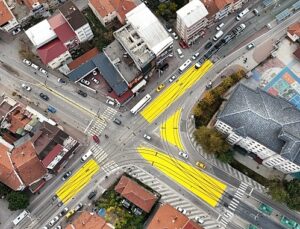 Tramvay hattında yaya güvenliği için önemli çalışma