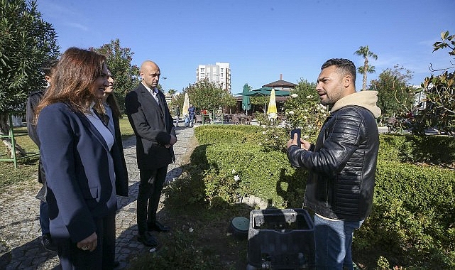 Karşıyaka Belediyesi parklarda ‘akıllı sulama’ dönemini başlattı