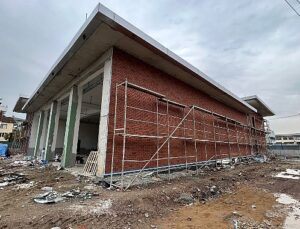 Kartepe İtfaiye binasında çalışmalar sürüyor