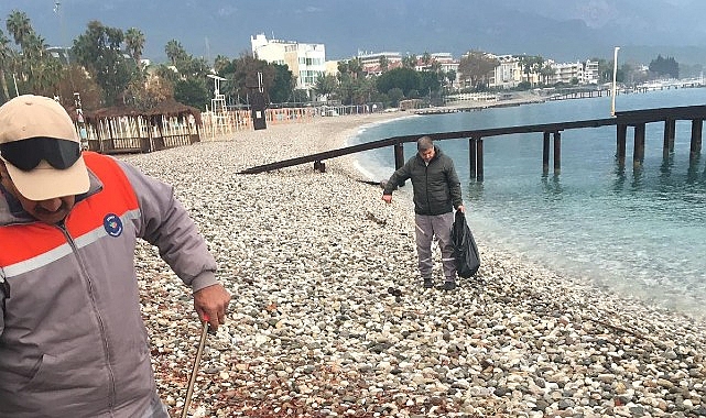 Kemer’de mıntıka temizliği