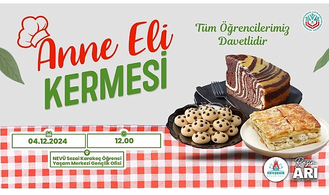 Nevşehir’de “Anne Eli Kermesi” 4 Aralık’da Yapılacak