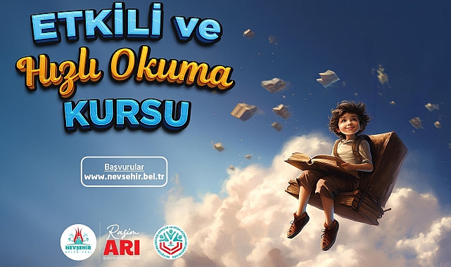 Nevşehir’de Etkili Ve Hızlı Okuma Kursu Açılacak